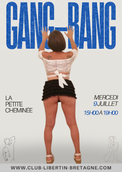 Sarah, la Belge pour son premier passage en Bretagne, vient réaliser un gang bang au club libertin la petite cheminée