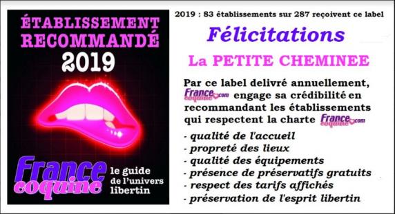 Bonjour à toutes et à tous. Je vous envoie ce petit message pour toute personne qui cherche encore des soirées bien débridées. Le club la petite cheminée est créé depuis 22 ans. Le sexe n'est pas encore un tabou ici !